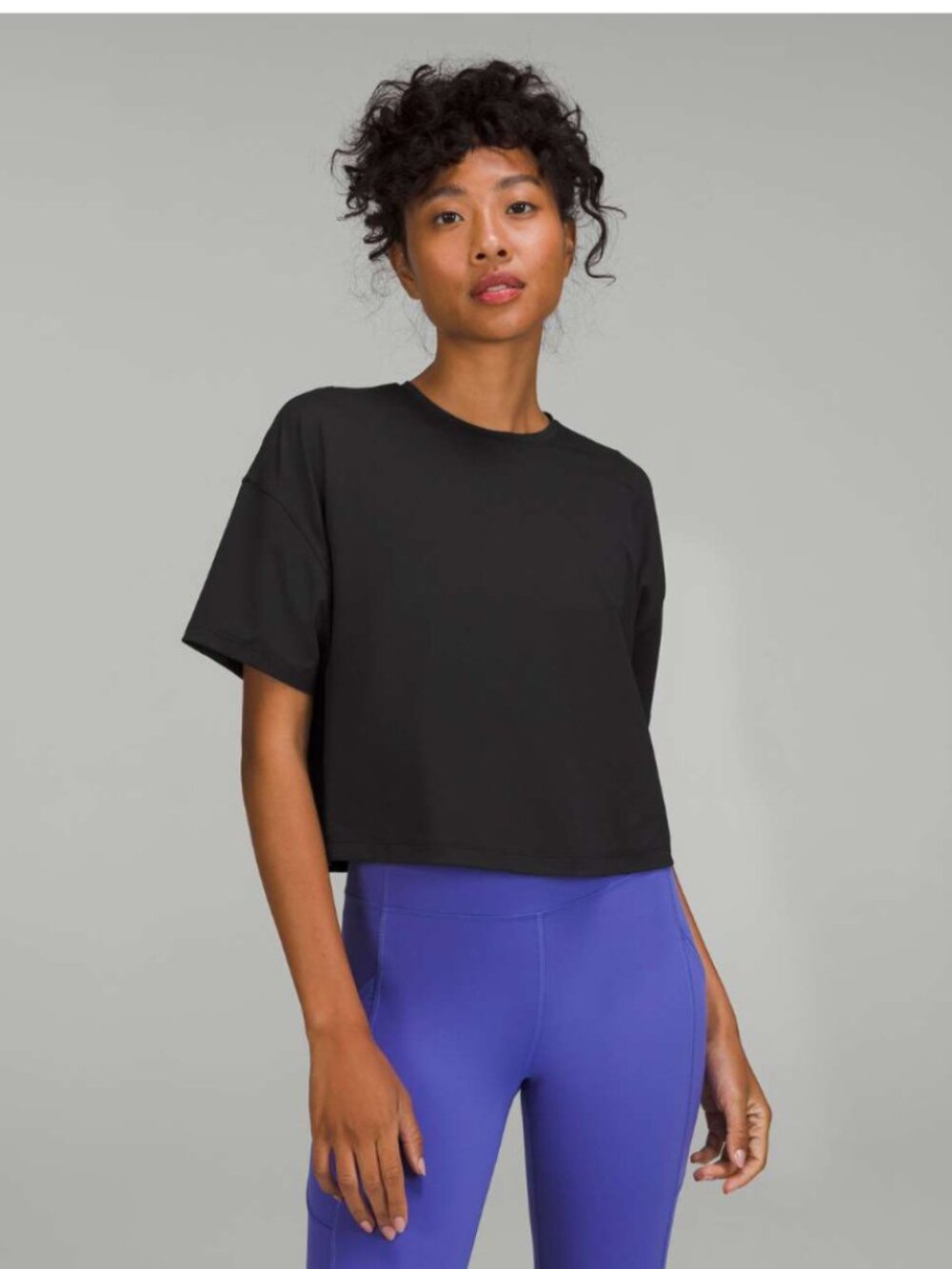 Lululemon Abrasion-Resistant Training T-Shirt Black Size 8